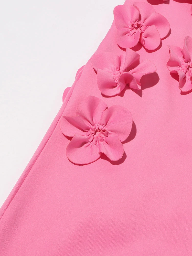 Vestido Longo Elegante com Flores