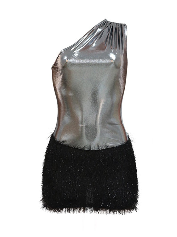 Vestido Mini Assimétrico