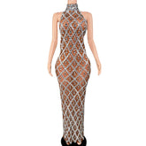 Vestido Midi Perolado Natasha