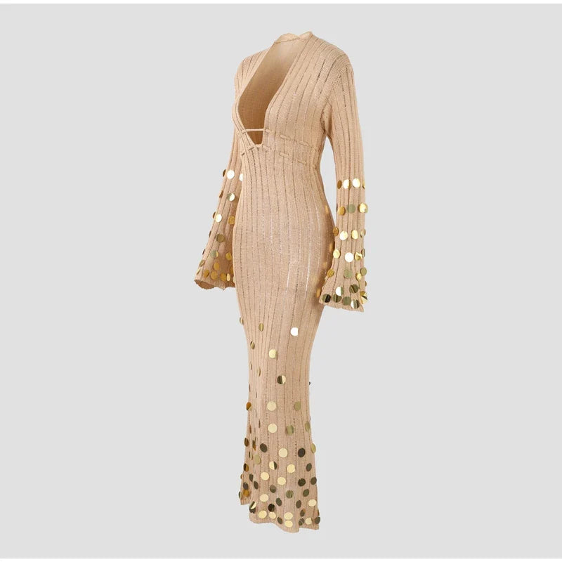 Vestido Longo Dalila Lantejoulas