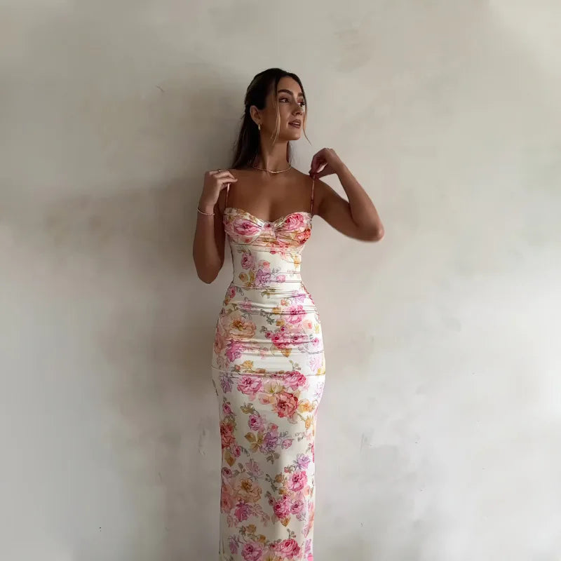 Vestido Longo Floral Clara