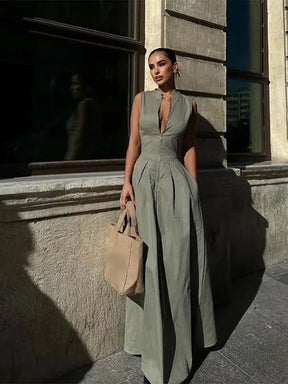 Vestido Longo Estilo Designer