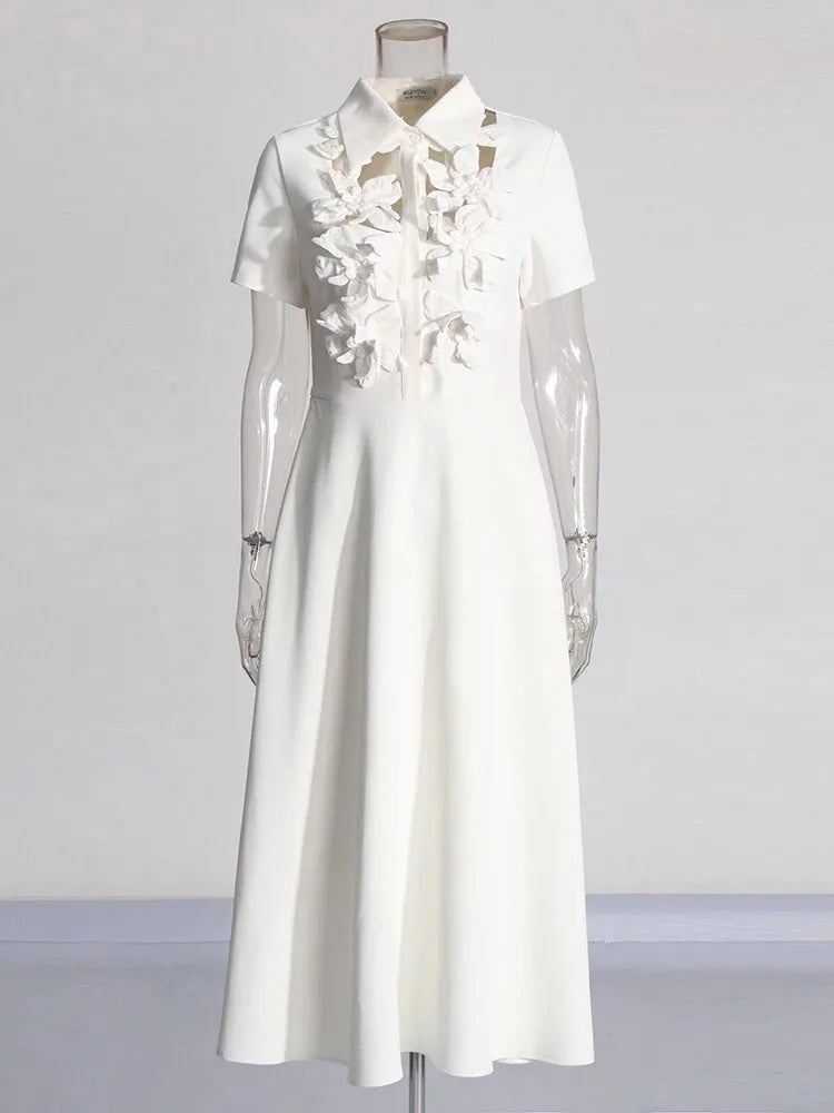 Vestido Longo Floral Elegante