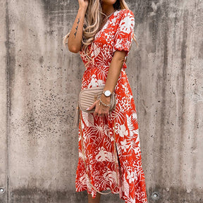 Vestido Longo Carmen Floral