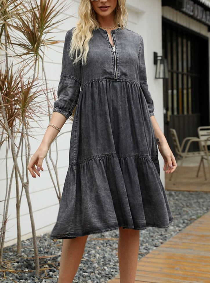 Vestido Midi Jeans