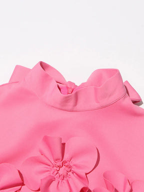 Vestido Longo Elegante com Flores
