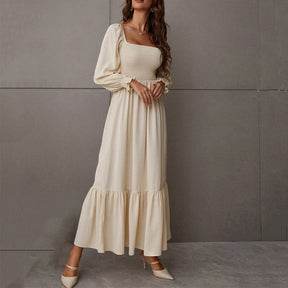 Vestido Longo Alças de Ombro