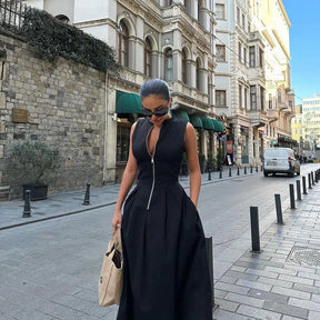 Vestido Longo Estilo Designer