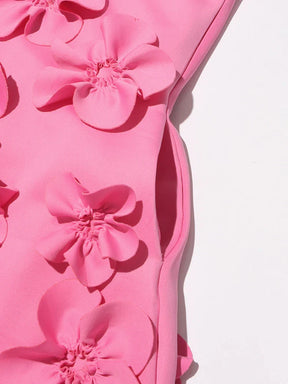 Vestido Longo Elegante com Flores