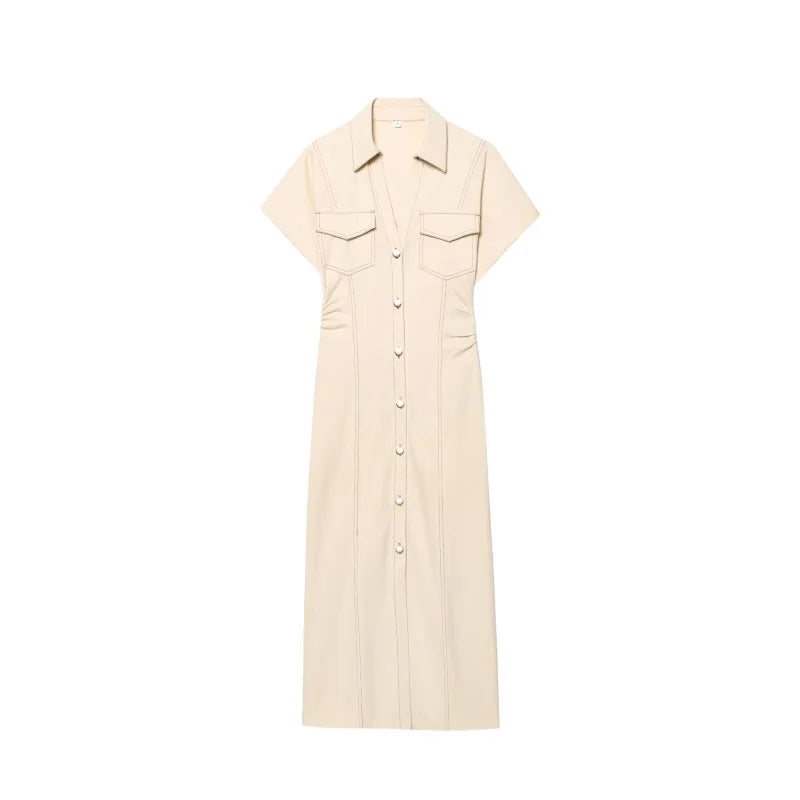 Vestido Longo Aurora Denim