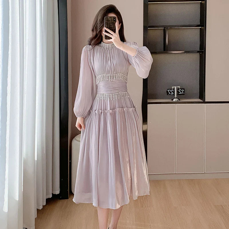 Vestido Midi Puff