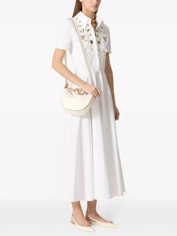 Vestido Longo Floral Elegante