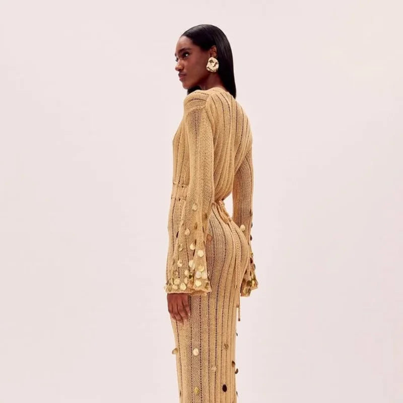 Vestido Longo Dalila Lantejoulas