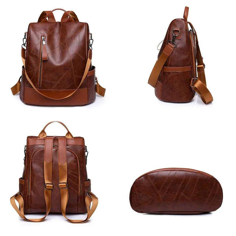 Mochila em Couro Genuino - Andrade Tavares