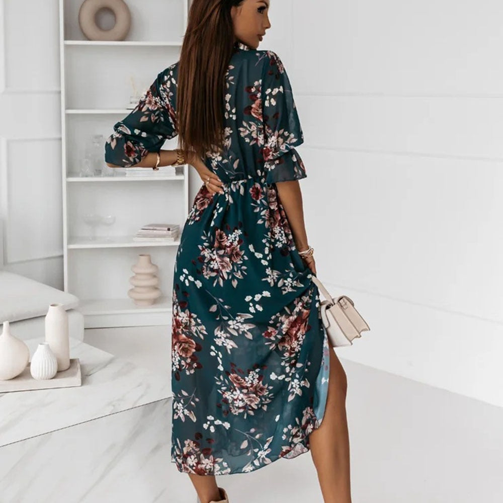 Vestido Longo Carmen Floral