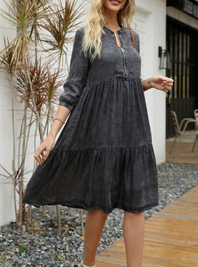 Vestido Midi Jeans