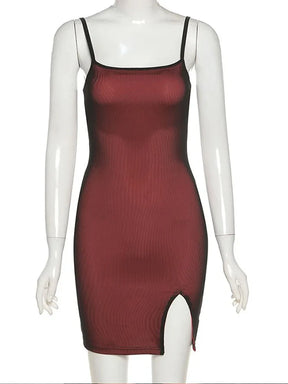 Vestido Curto de Paetês Vermelho