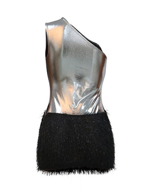 Vestido Mini Assimétrico