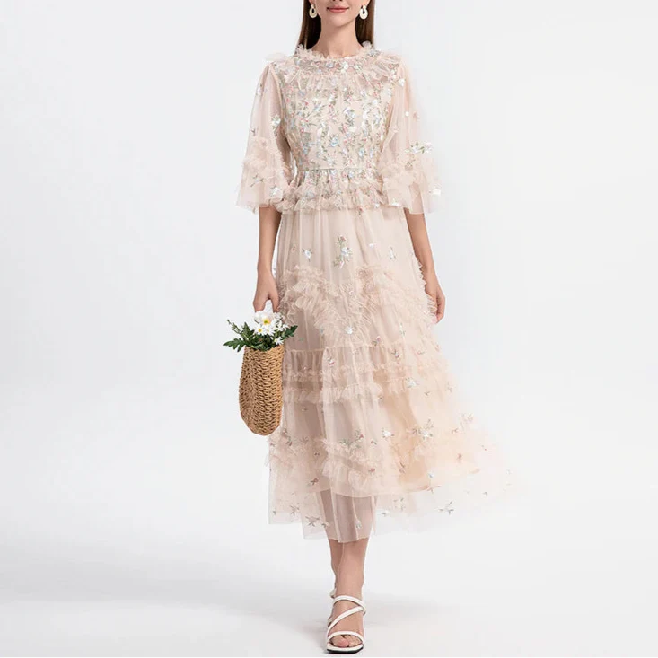 Vestido Longo Floral Isabella