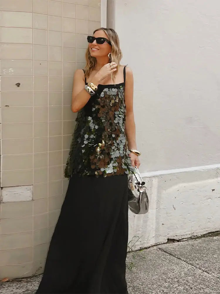 Vestido Longo Glamour