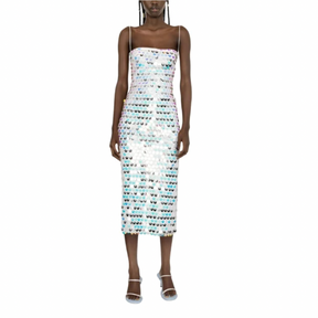 Vestido Midi de Paetês Brilhantes