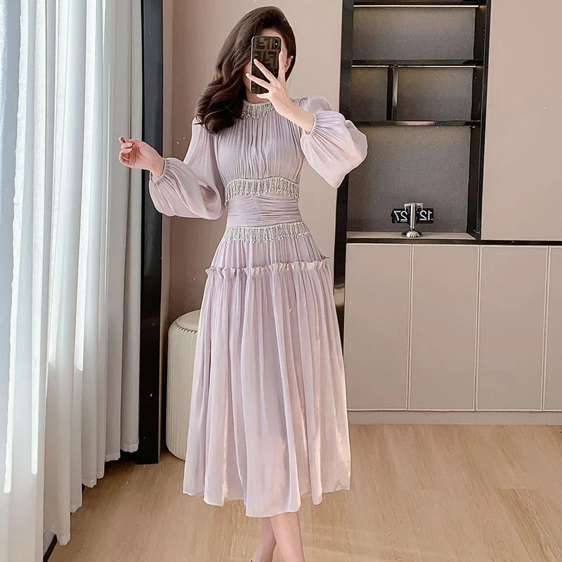 Vestido Midi Puff