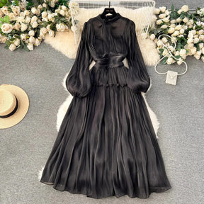 Vestido Midi Puff