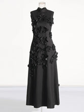 Vestido Longo Elegante com Flores