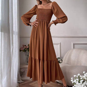 Vestido Longo Alças de Ombro