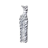 Vestido Longo Estampa Zebra