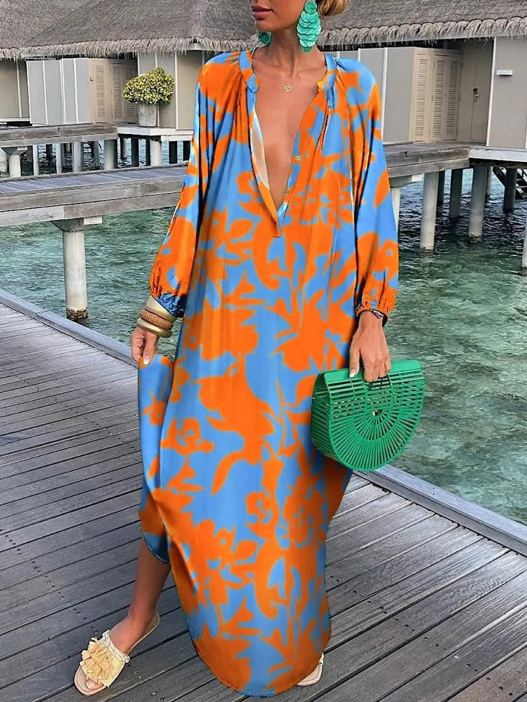 Vestido Longo Kaftan