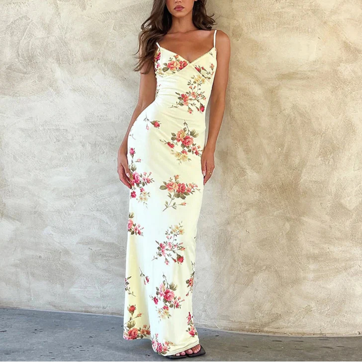 Vestido Longo Chiara Floral