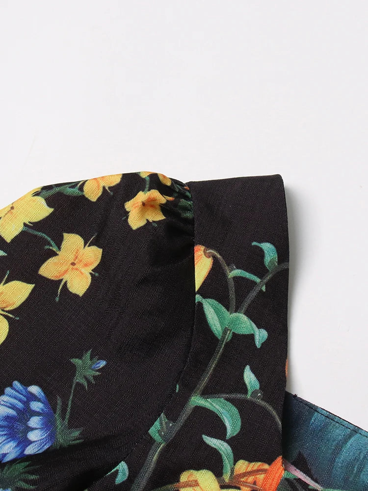 Vestido Longo Esmeralda Floral