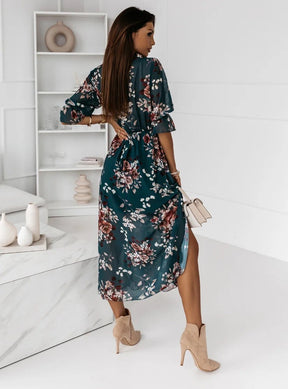 Vestido Longo Carmen Floral