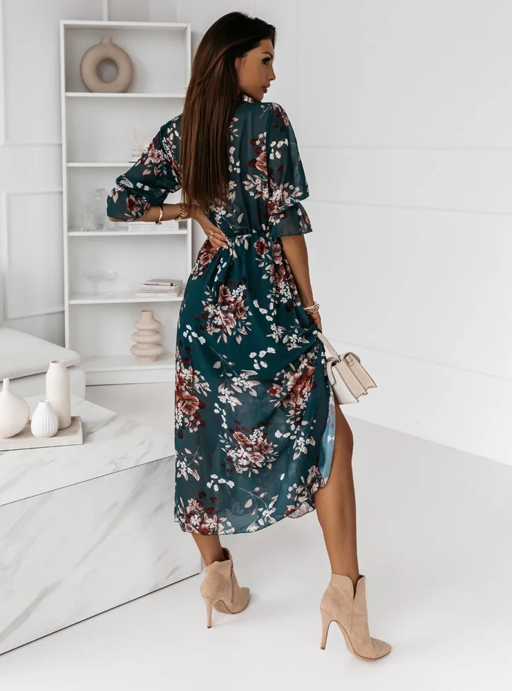 Vestido Longo Carmen Floral