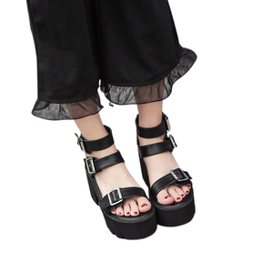 Sandália Feminina Plataforma Rebel