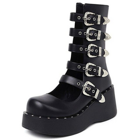 Bota Feminina Cano Curto Aberta