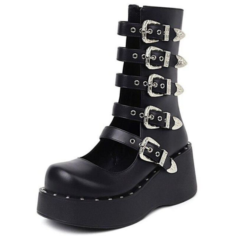 Bota Feminina Cano Curto Aberta