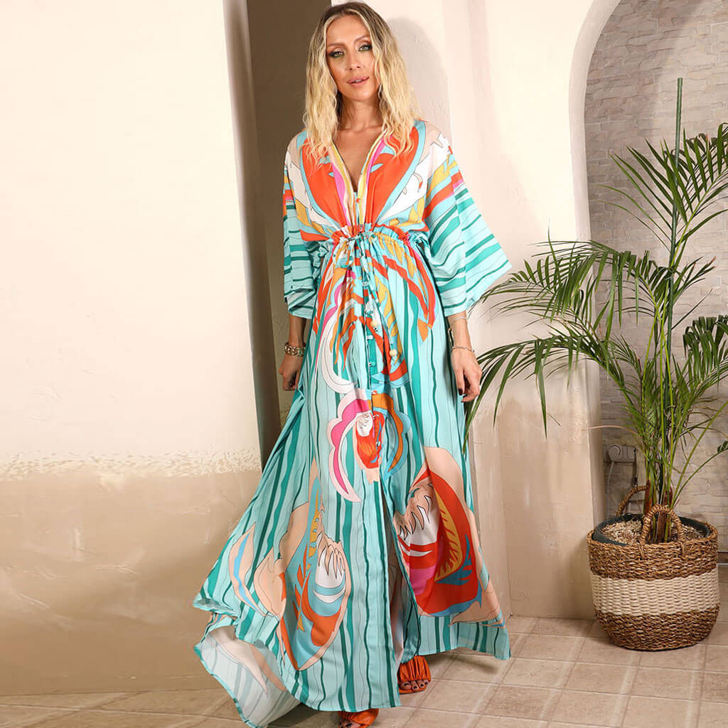Vestido Longo Estampado