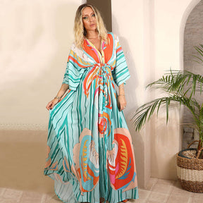 Vestido Longo Estampado