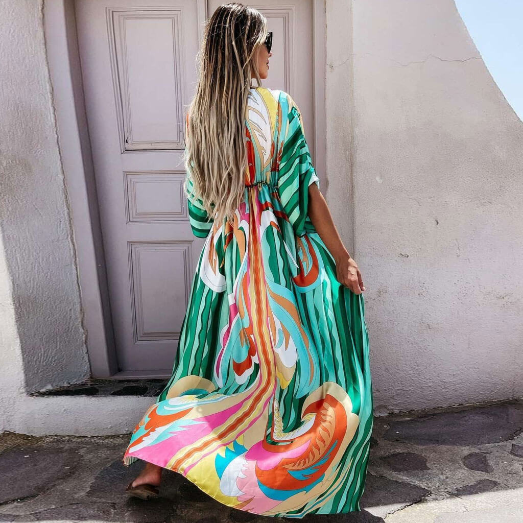 Vestido Longo Estampado