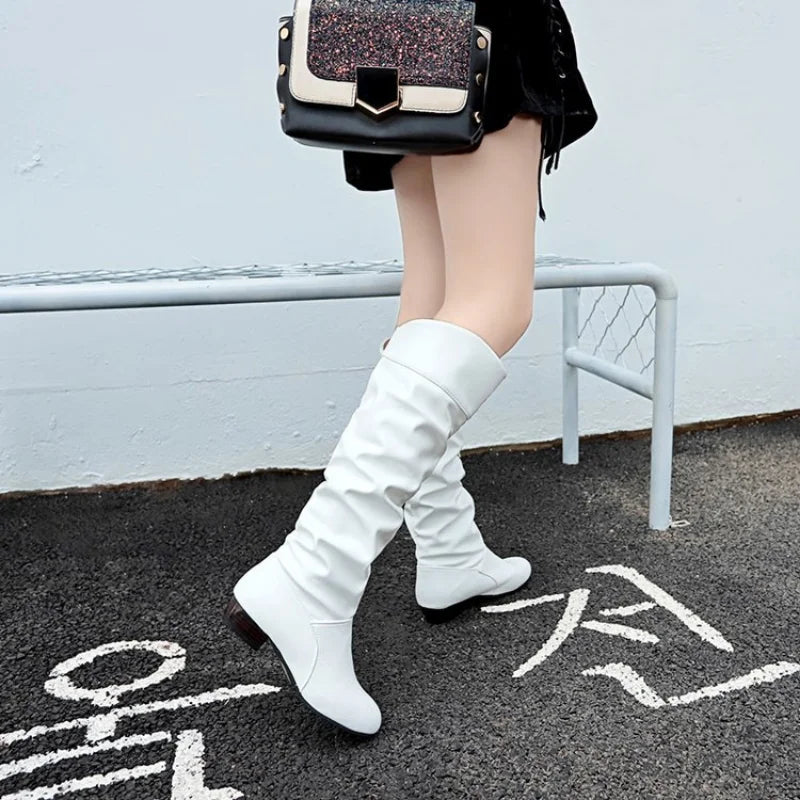 Bota Feminina de Couro Calliope