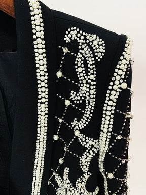 Blazer Tati Preto com Branco