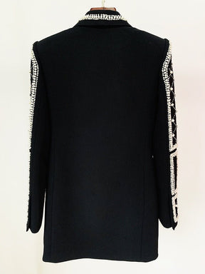 Blazer Tati Preto com Branco