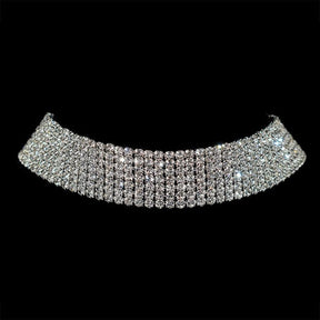 Gargantilha Chocker Strass Grossa