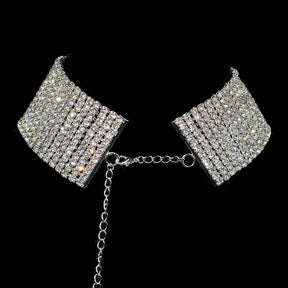 Gargantilha Choker Strass Médias