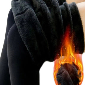 Legging Forrada Com Lã Preta