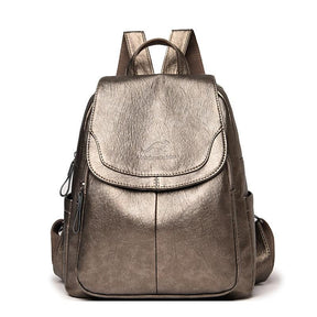Mochila em Couro Vintage Genuino - Aussie