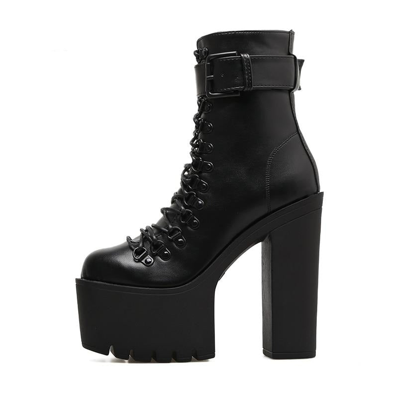 Bota Feminina Plataforma Raven