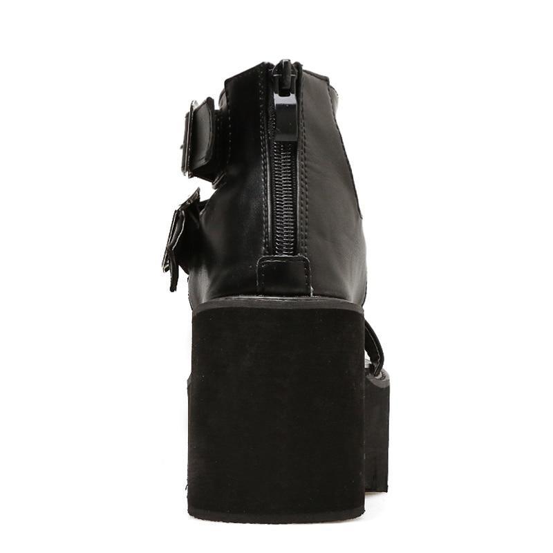 Sandália Feminina Plataforma Rebel